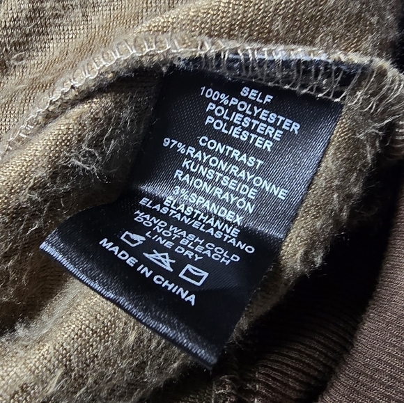 Anthro Sunday in Brooklyn Mairead Plush Cowl Neck Kangaroo Pouch Pullover Moss M - Picture 11 of 11